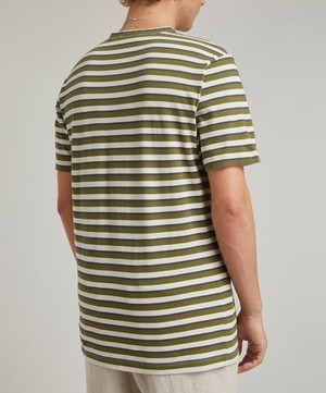 Officine Générale - Striped Short-Sleeve T-Shirt image number 3