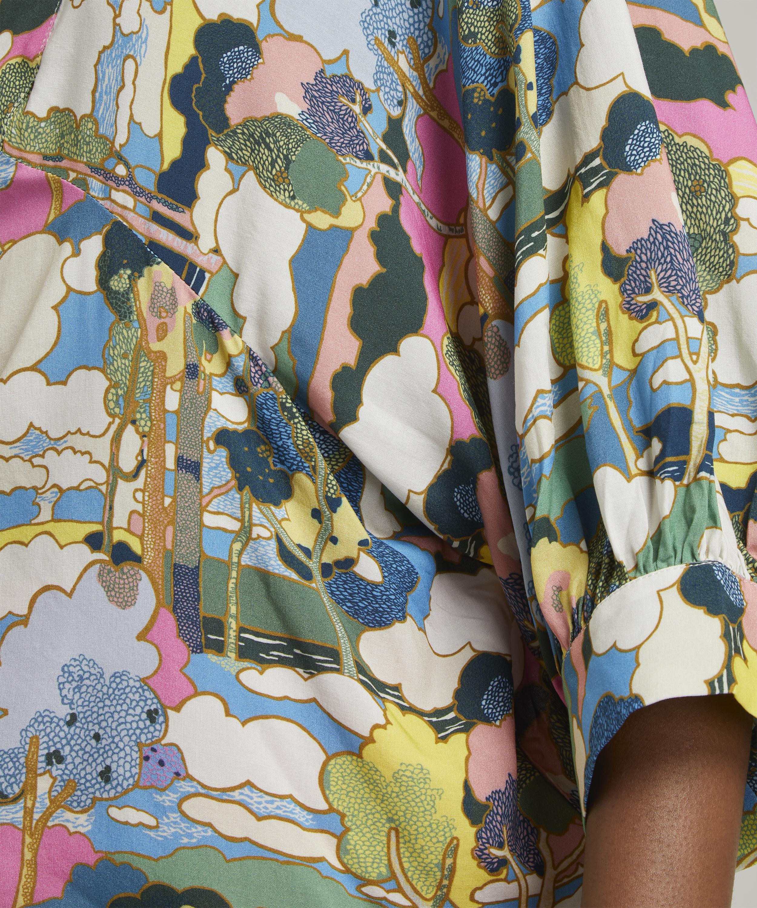 GANT - Liberty Printed V-Neck Blouse image number 4