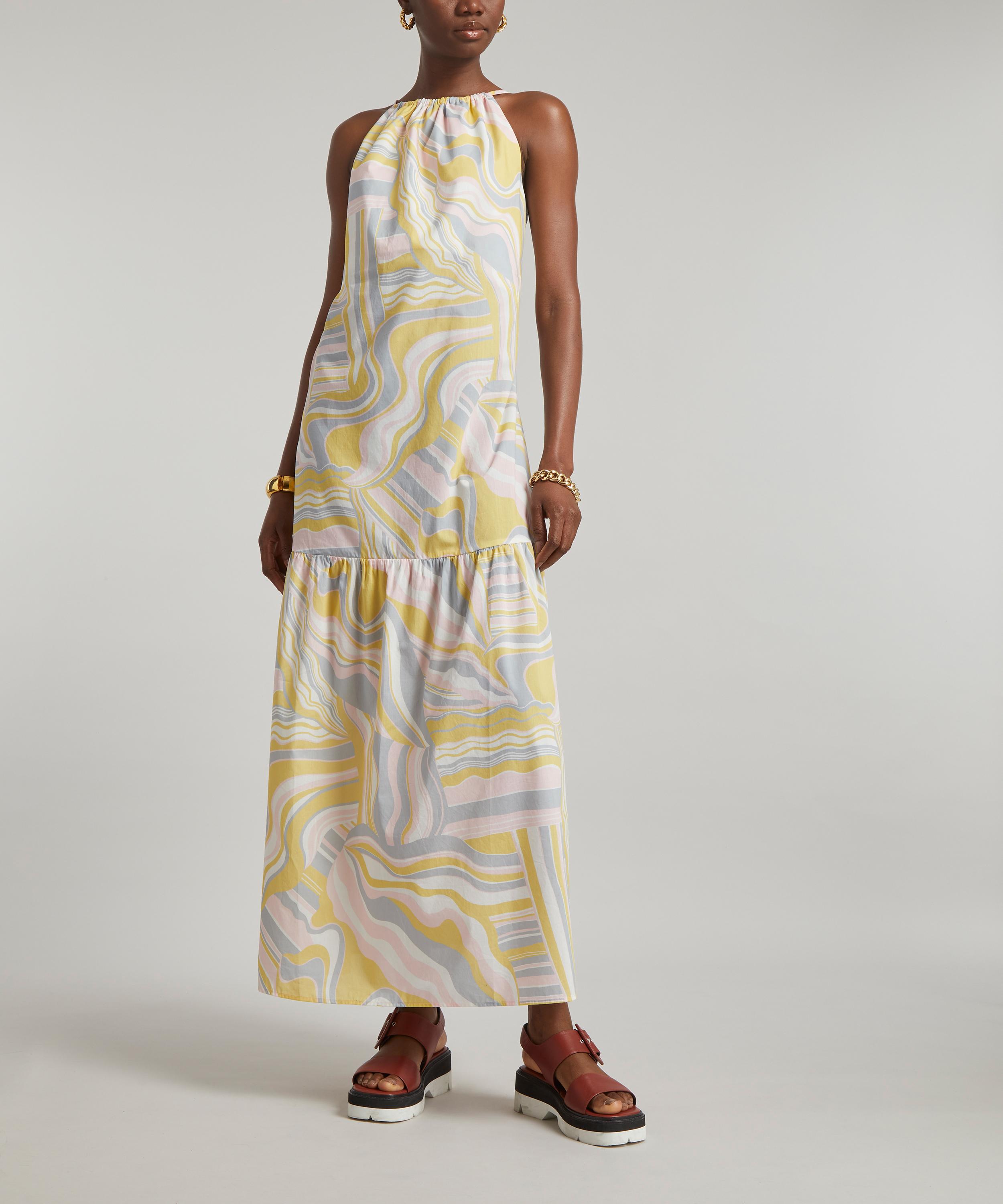 GANT - Liberty Printed Strap Maxi-Dress image number 2