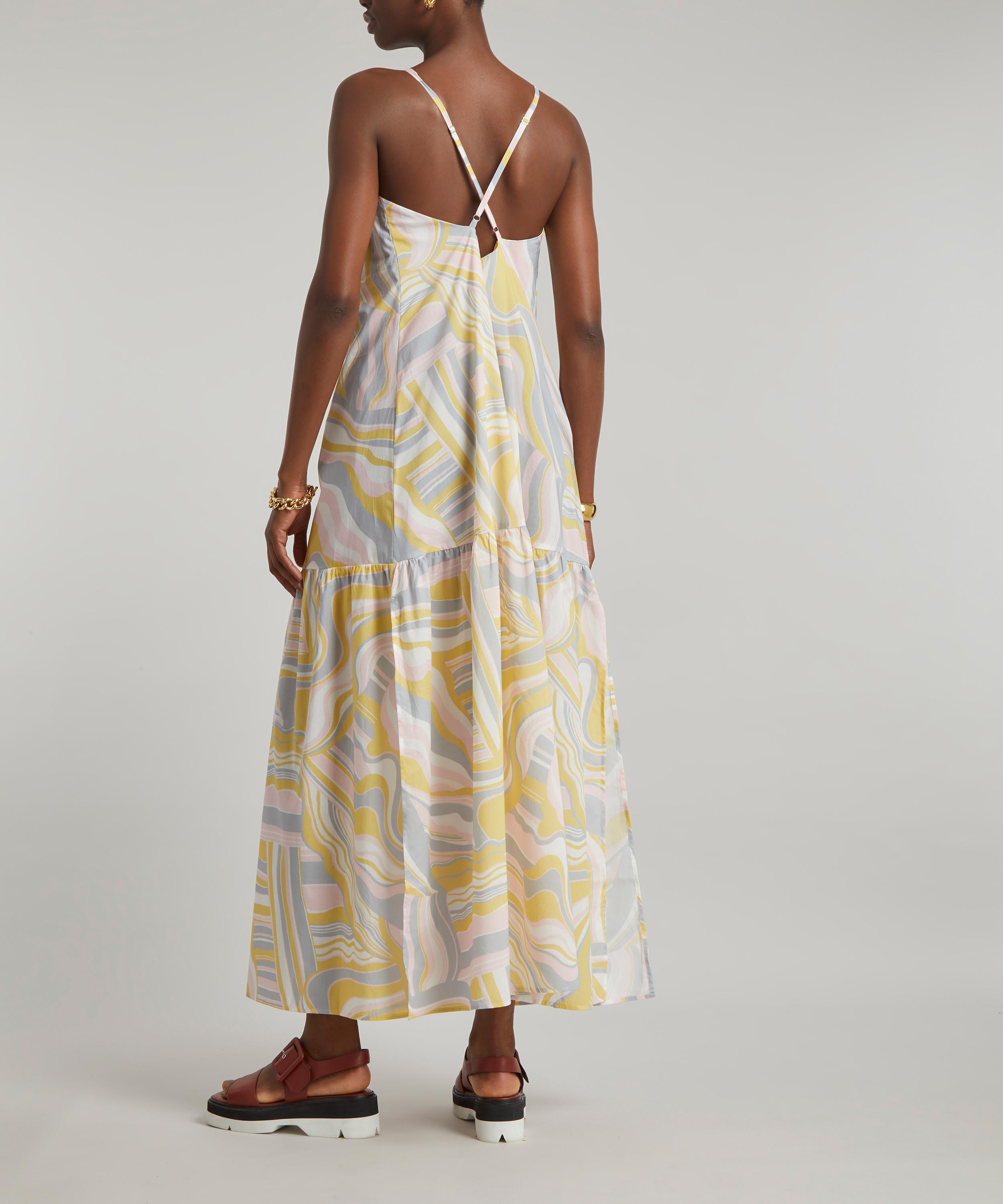 GANT - Liberty Printed Strap Maxi-Dress image number 3