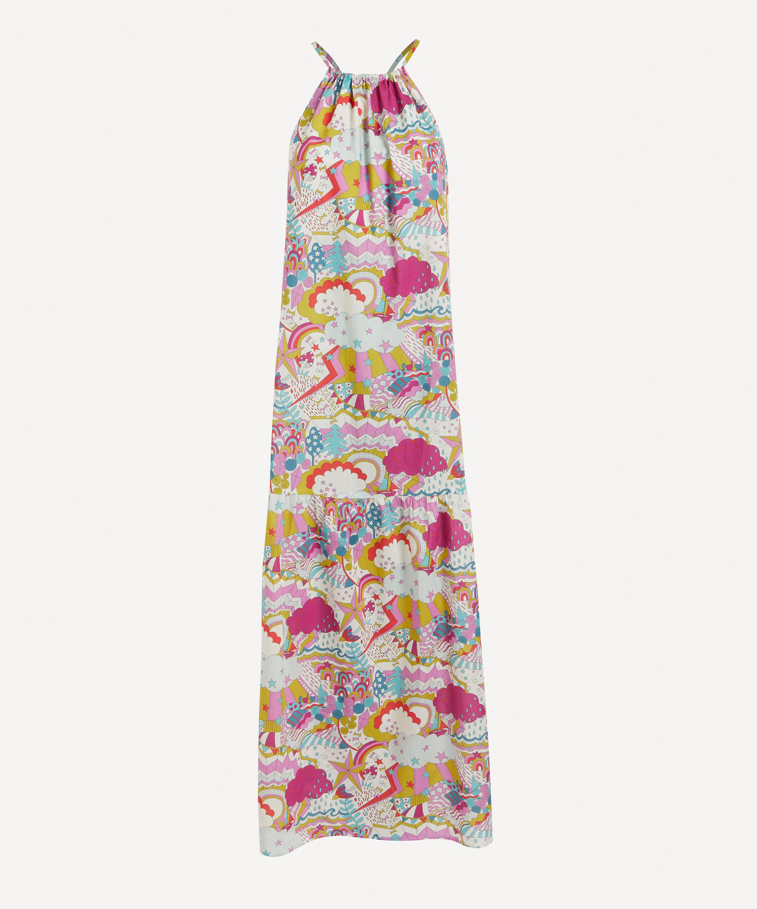 Liberty Printed Strap Maxi-Dress