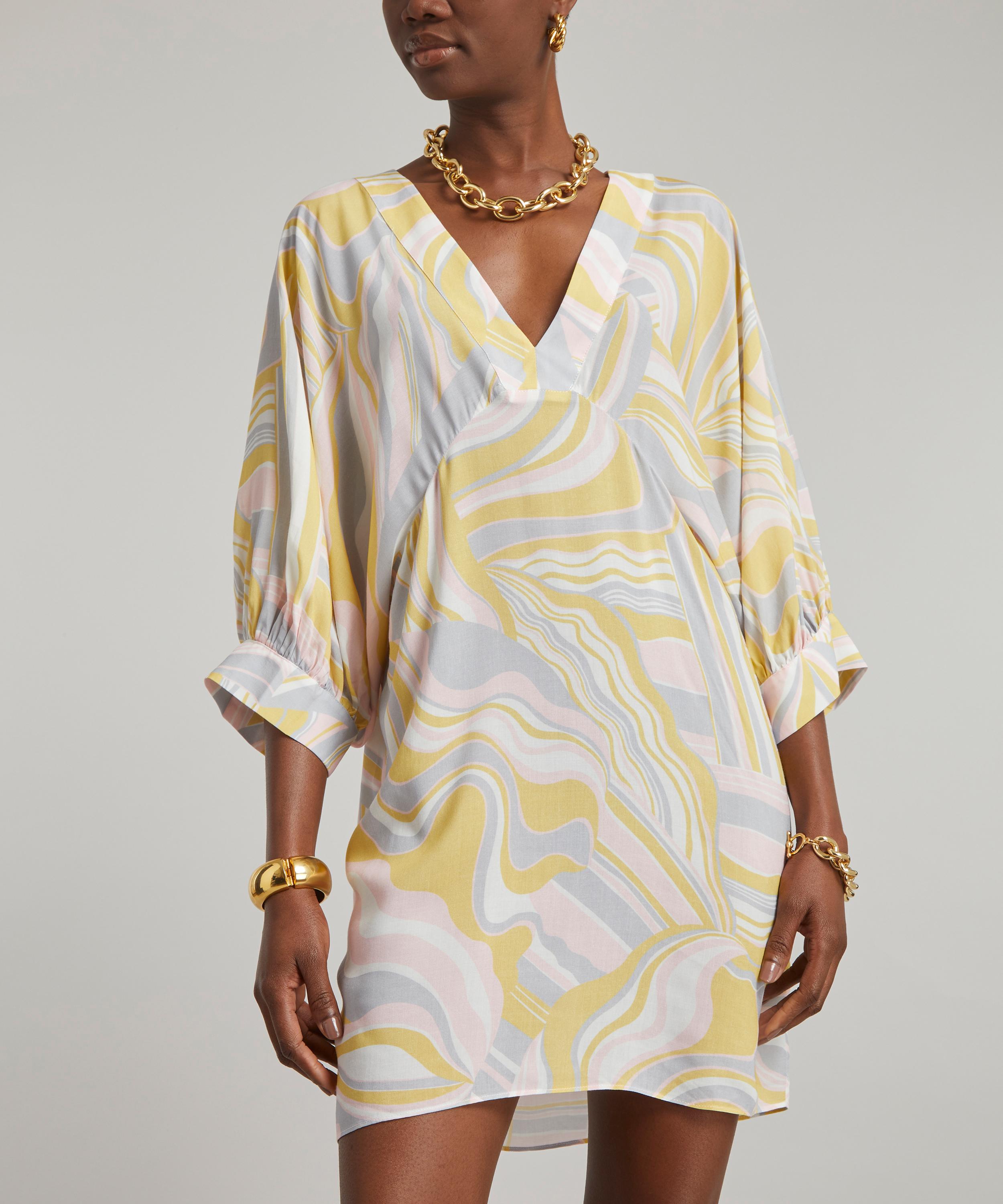 GANT - Liberty Printed V-Neck Caftan Dress image number 2