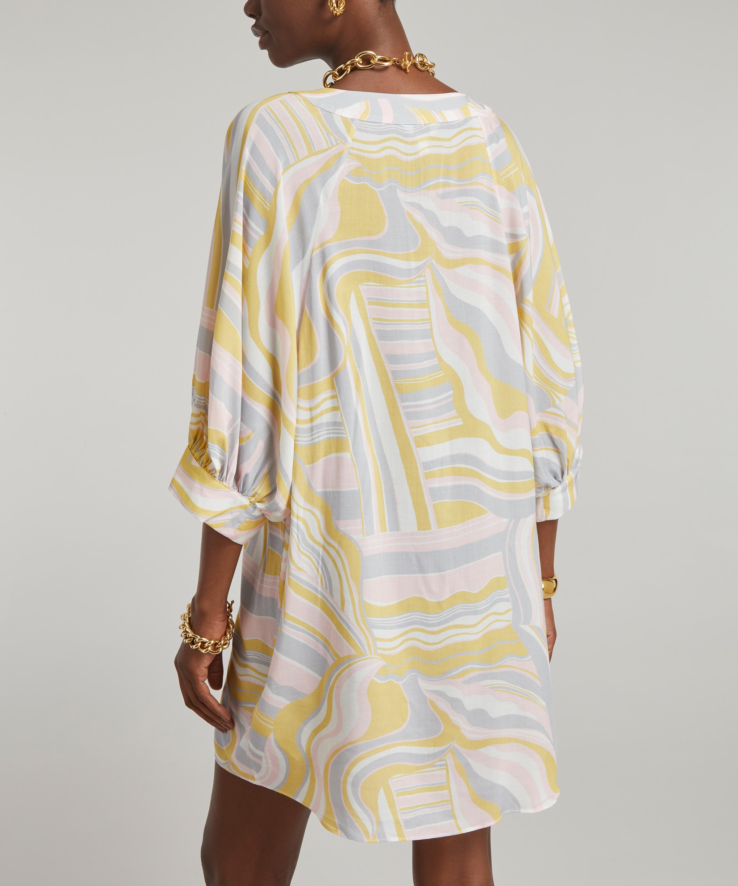 GANT - Liberty Printed V-Neck Caftan Dress image number 3