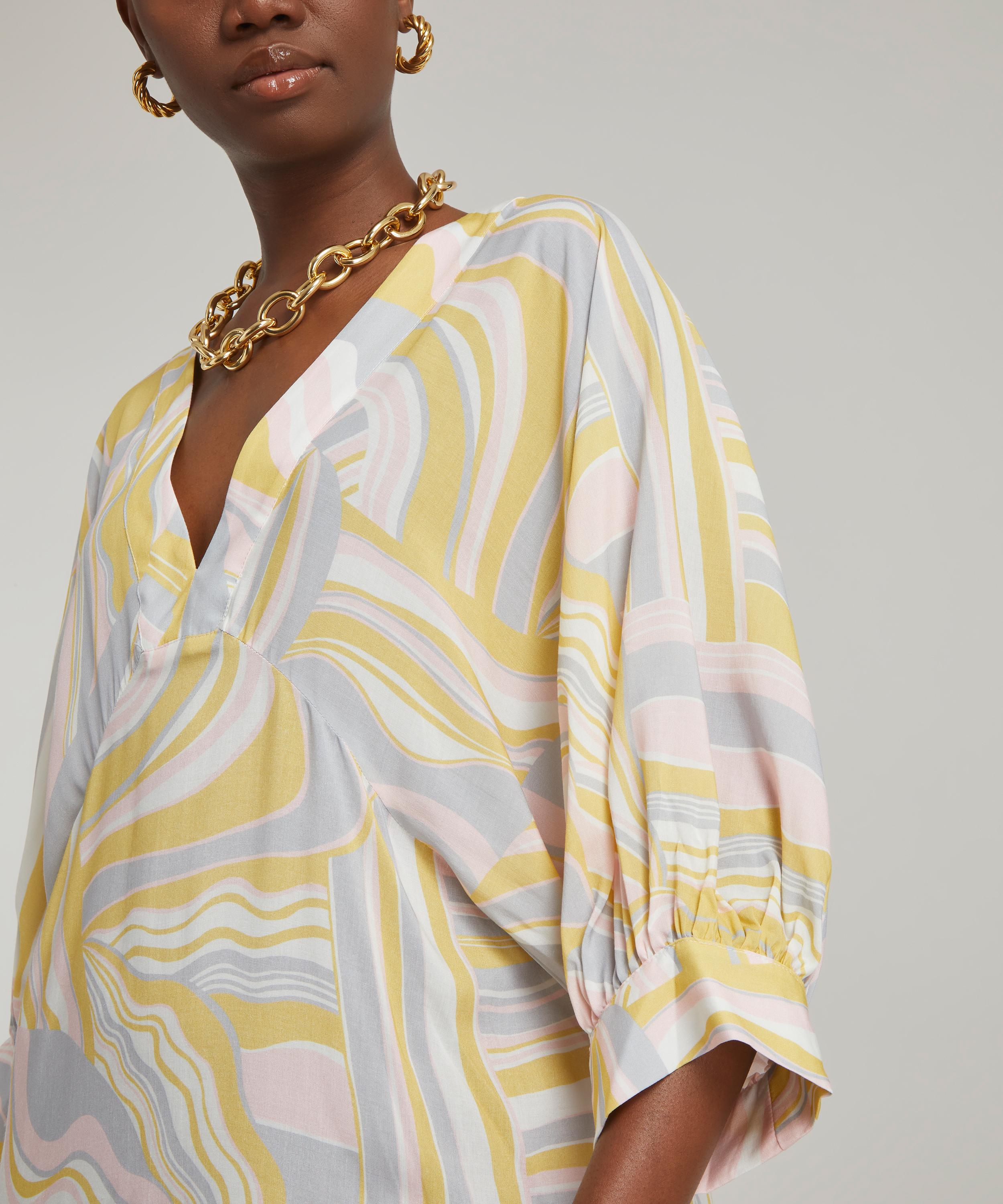 GANT - Liberty Printed V-Neck Caftan Dress image number 4