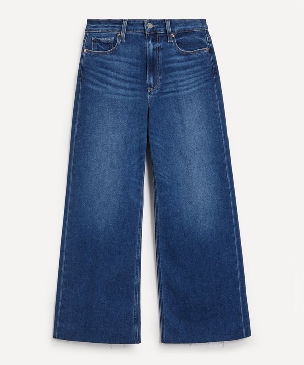 Paige - Anessa High Rise Cropped Wide Jeans image number null