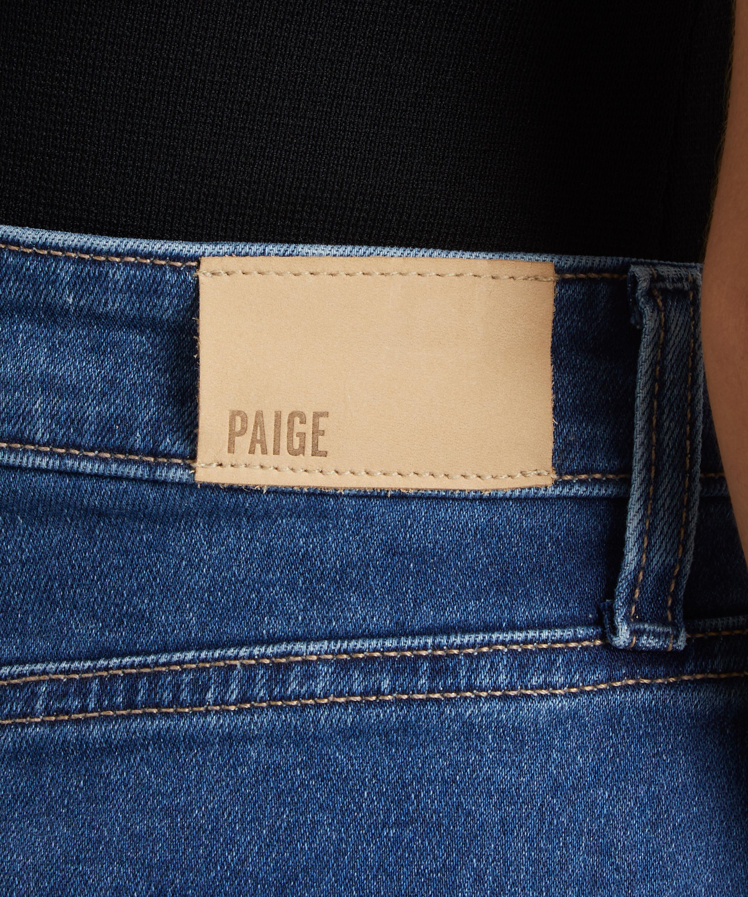 Paige Anessa High Rise Cropped Wide Jeans Liberty