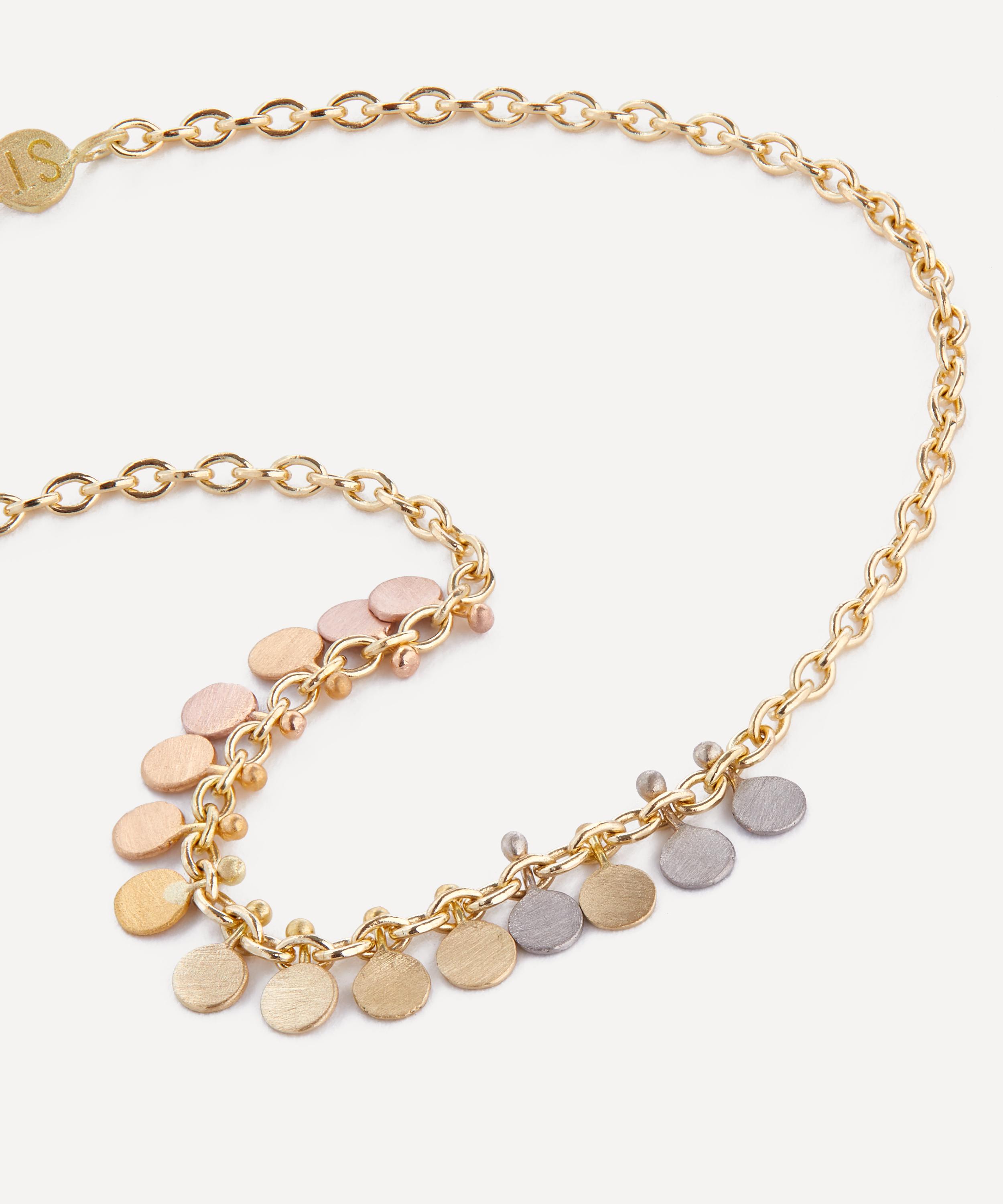 Sia Taylor - 18ct-24ct Gold Rainbow Dots Arc Bracelet image number 2