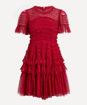 Needle & Thread - Valentine Ruffle Mini-Dress image number 0