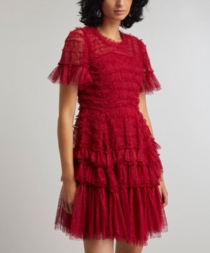 Needle & Thread - Valentine Ruffle Mini-Dress image number 2