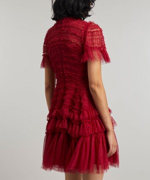 Needle & Thread - Valentine Ruffle Mini-Dress image number 3