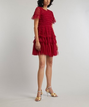 Needle & Thread - Valentine Ruffle Mini-Dress image number 5