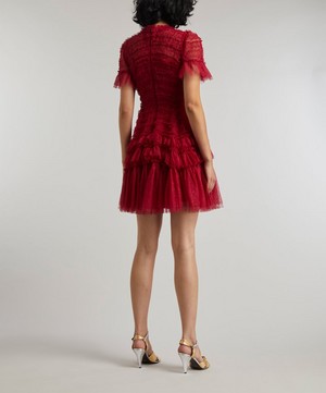 Needle & Thread - Valentine Ruffle Mini-Dress image number 6