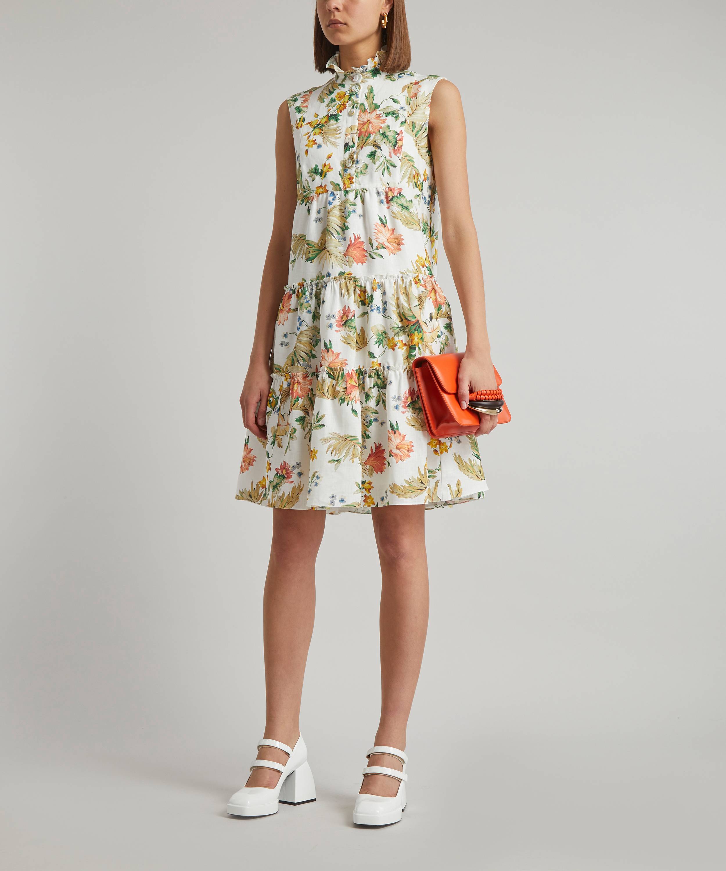 Erdem Positano Linen-Blend Dress | Liberty