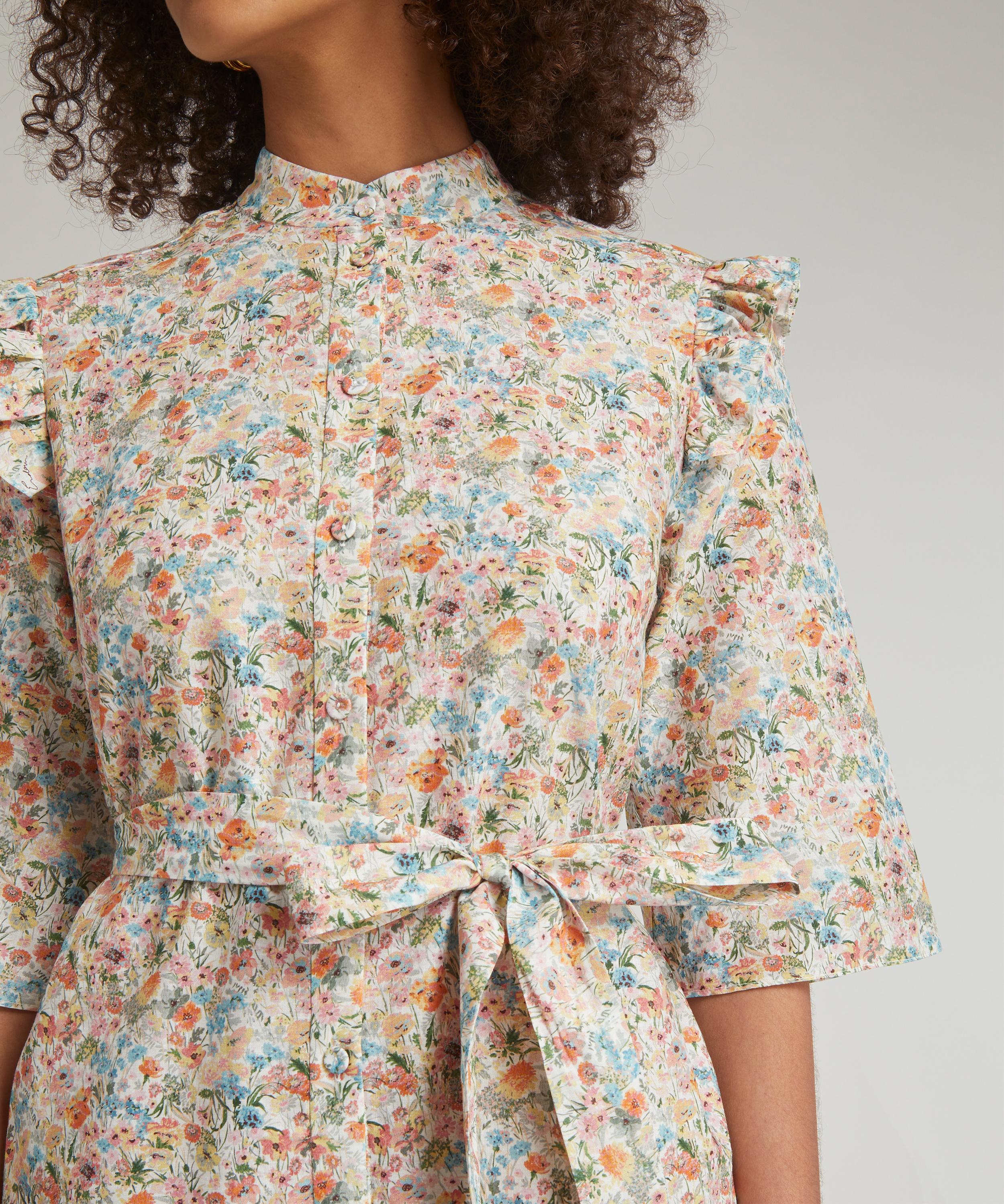Erdem - Hvar Liberty Meadow Print Mini-Dress image number 4