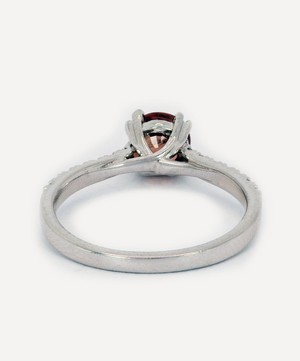 Kojis - Platinum Natural Sapphire Ring image number 2