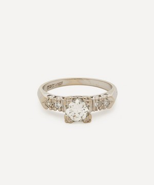 Kojis - 14ct White Gold 1940s Diamond Ring image number 0
