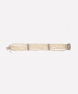 Kojis - 14ct White Gold Art Deco Pearl Bracelet image number 0