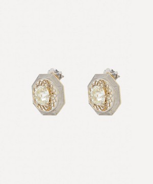 Kojis - 14ct Gold Art Deco Diamond Earrings image number 2