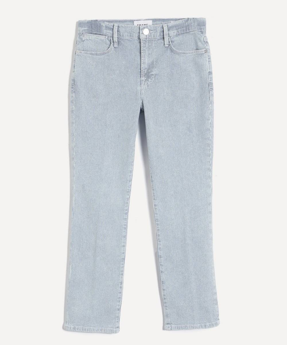 Frame - Le High Straight Solar Stripe Jeans