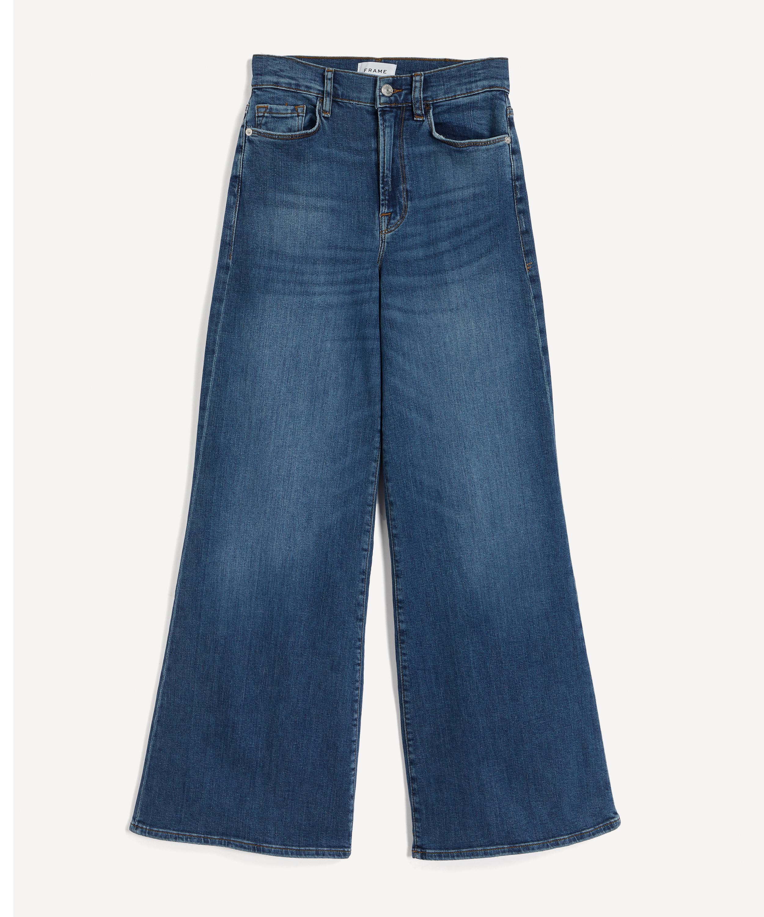 Frame - Le Palazzo Wide-Leg Jeans image number 0