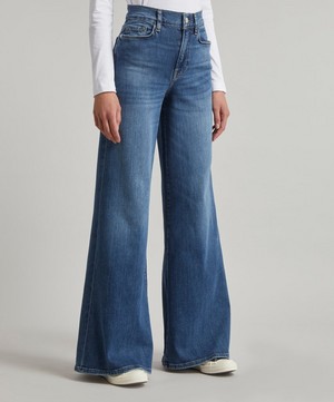 Frame - Le Palazzo Wide-Leg Jeans image number 2