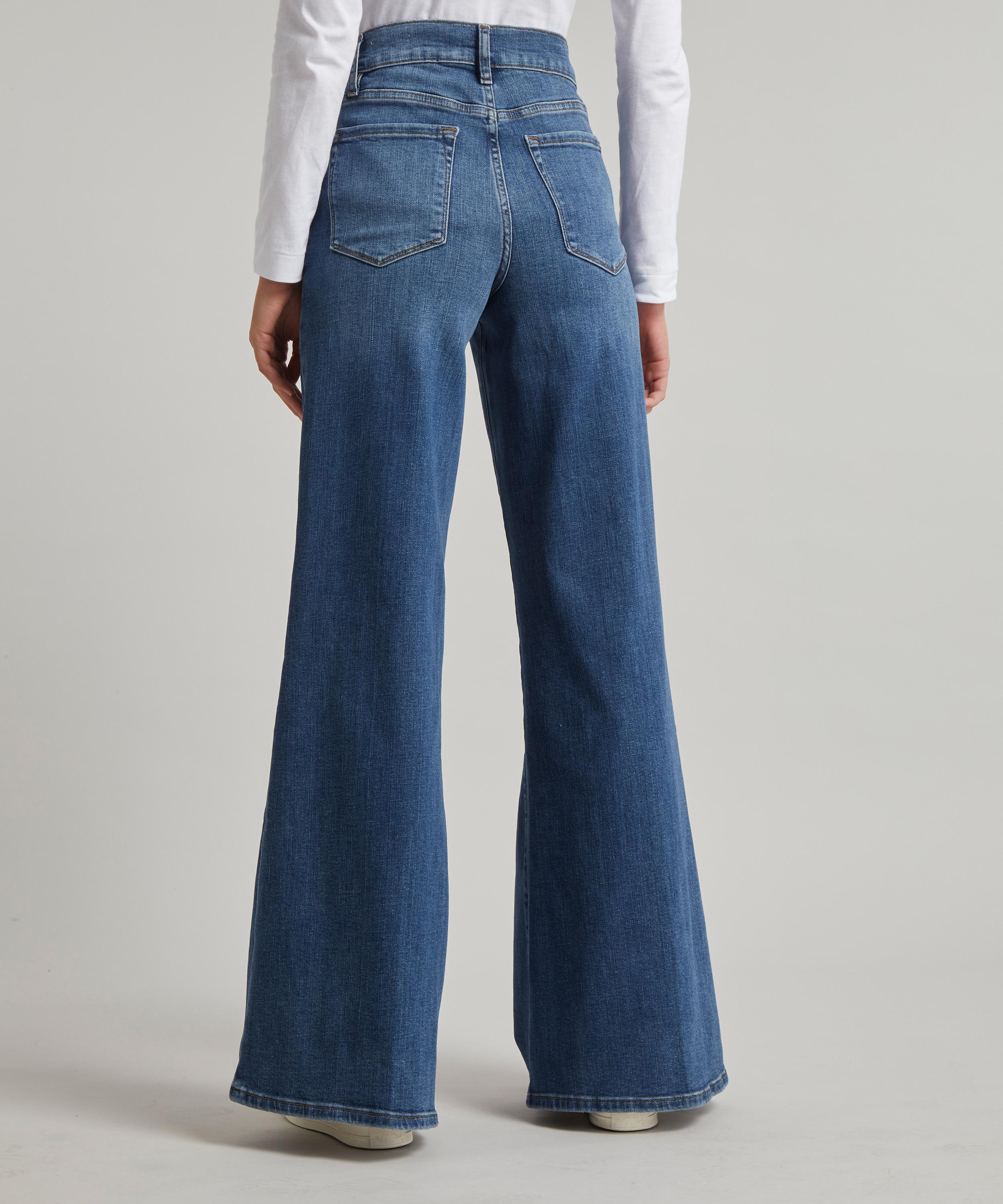 Would you travel in long-haul jeans? These £175 stretchy Palazzo