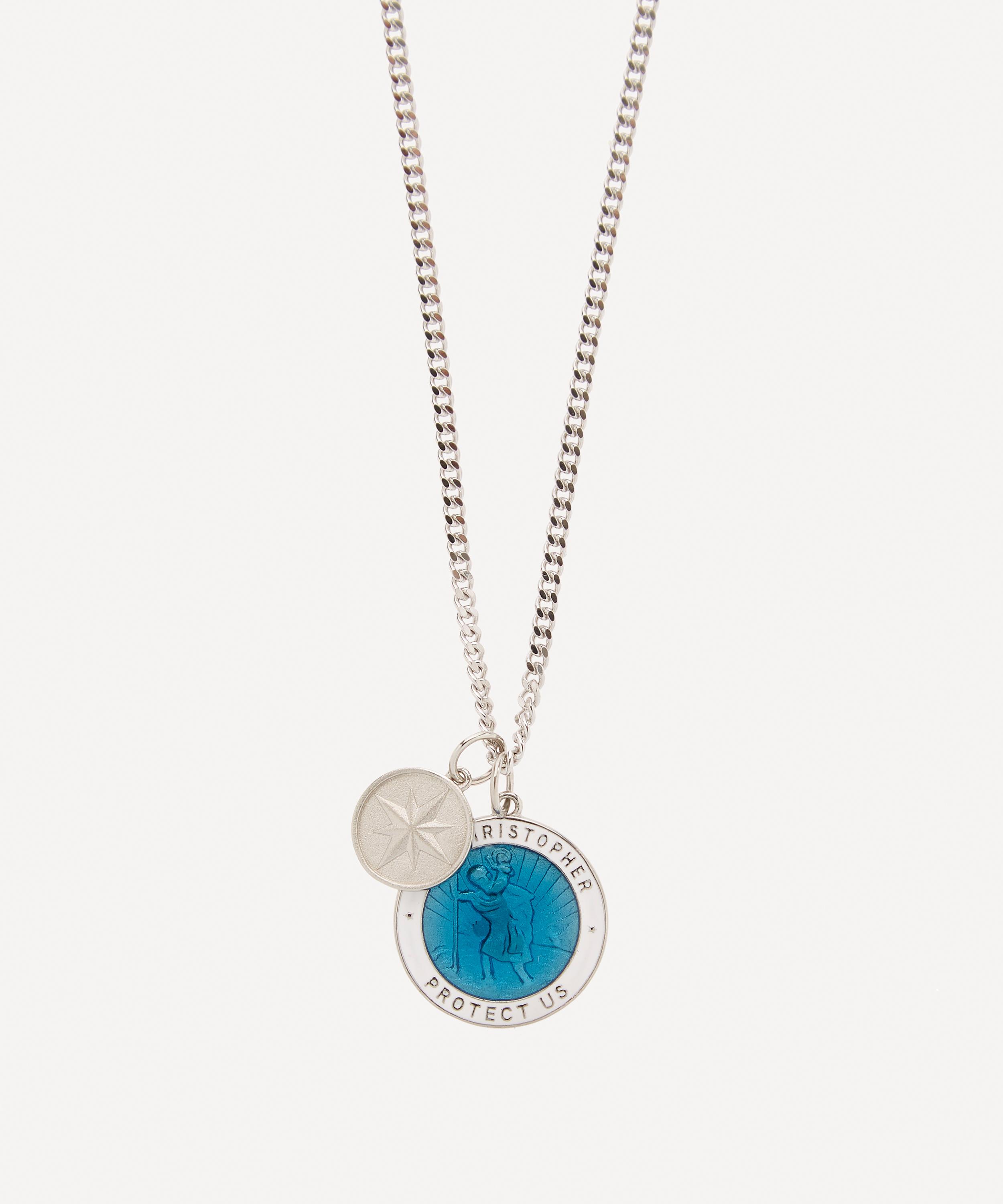 Saint christopher hot sale surf necklace