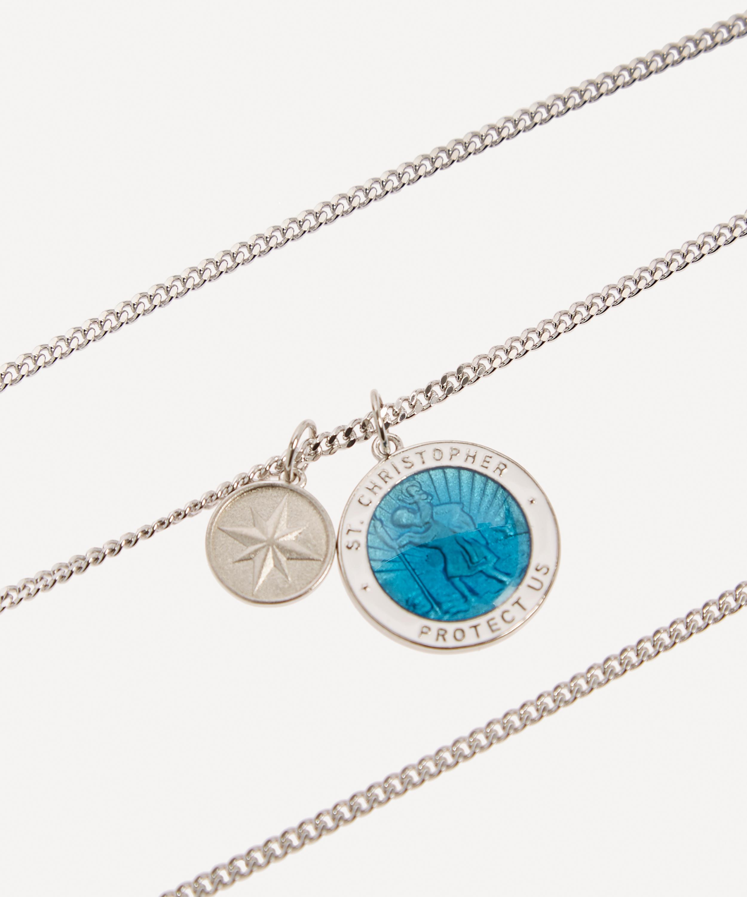 Saint christopher store surf necklace