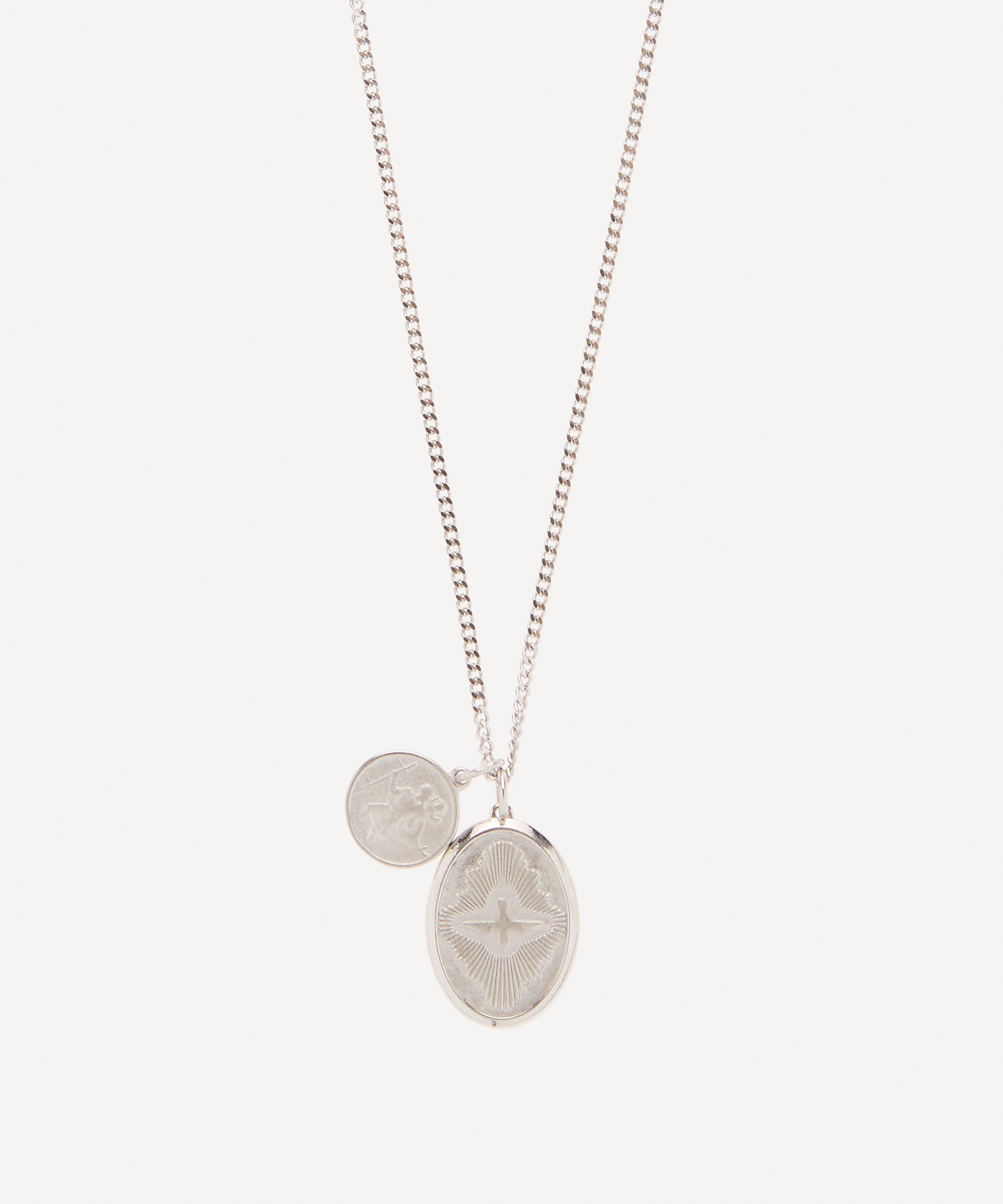 Miansai Sterling Silver Mini Dove Pendant Necklace | Liberty