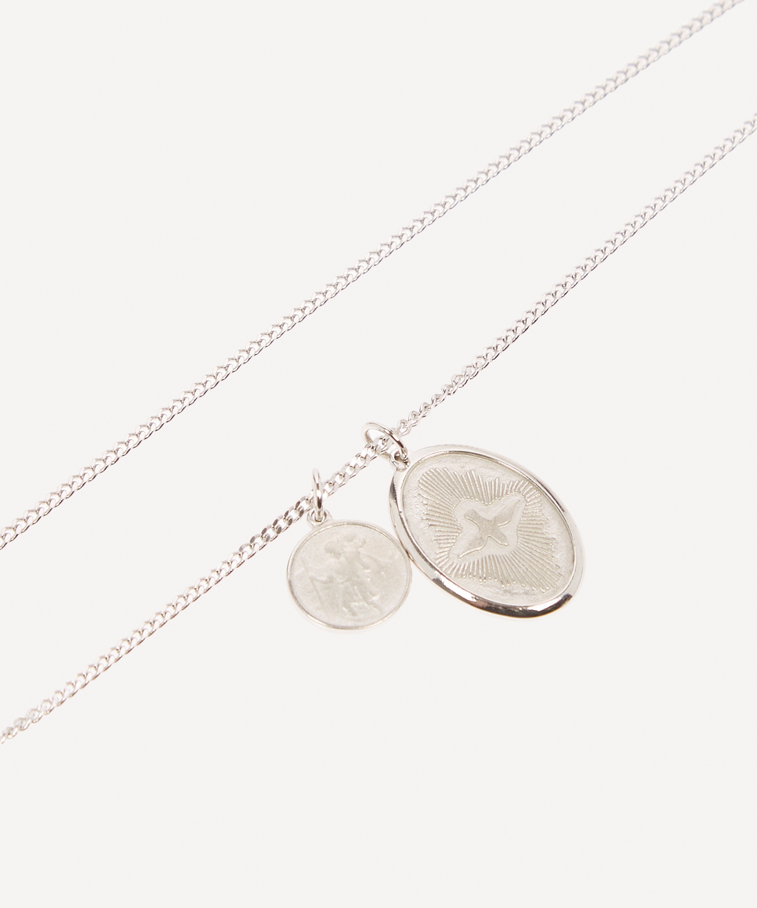 Miansai Sterling Silver Mini Dove Pendant Necklace | Liberty