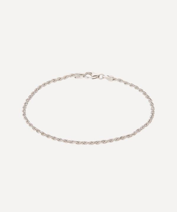 Miansai - Rhodium-Plated Silver Rope Chain Bracelet