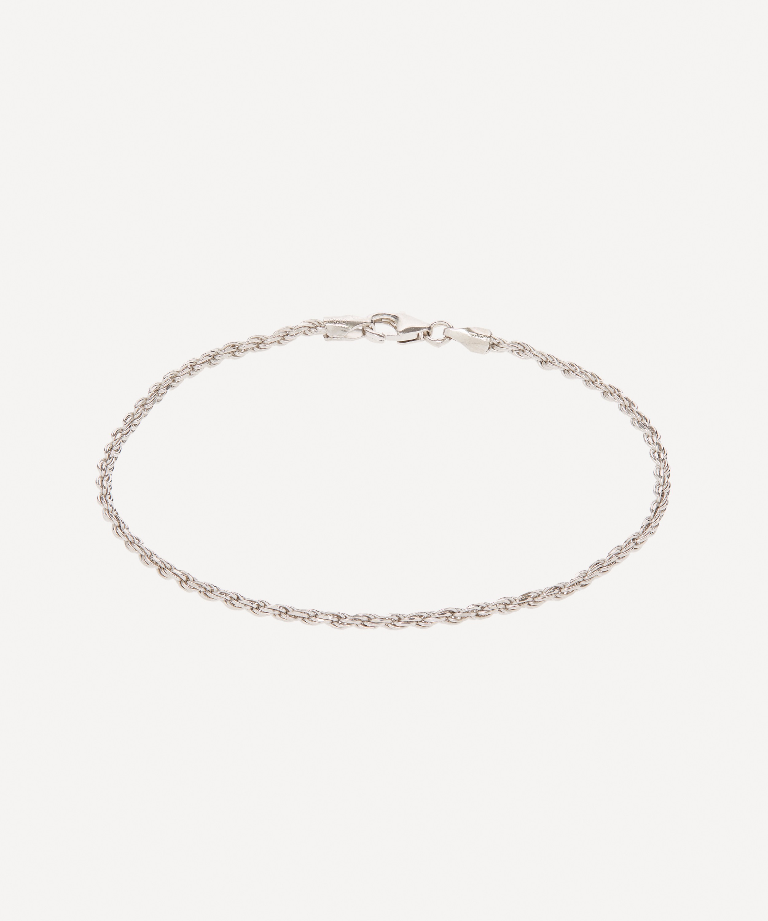 Miansai - Rhodium-Plated Silver Rope Chain Bracelet image number 0