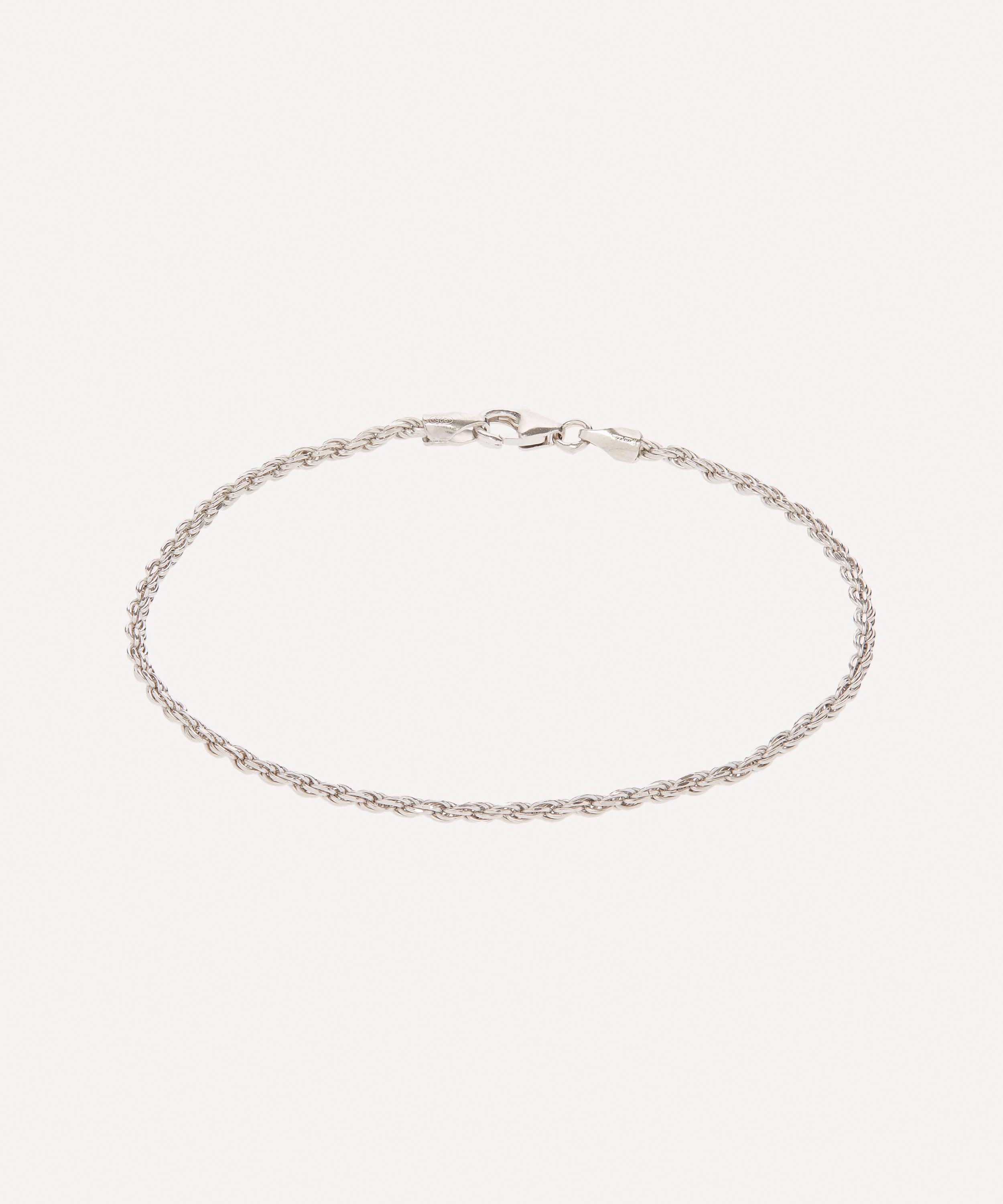 Miansai - Rhodium-Plated Silver Rope Chain Bracelet