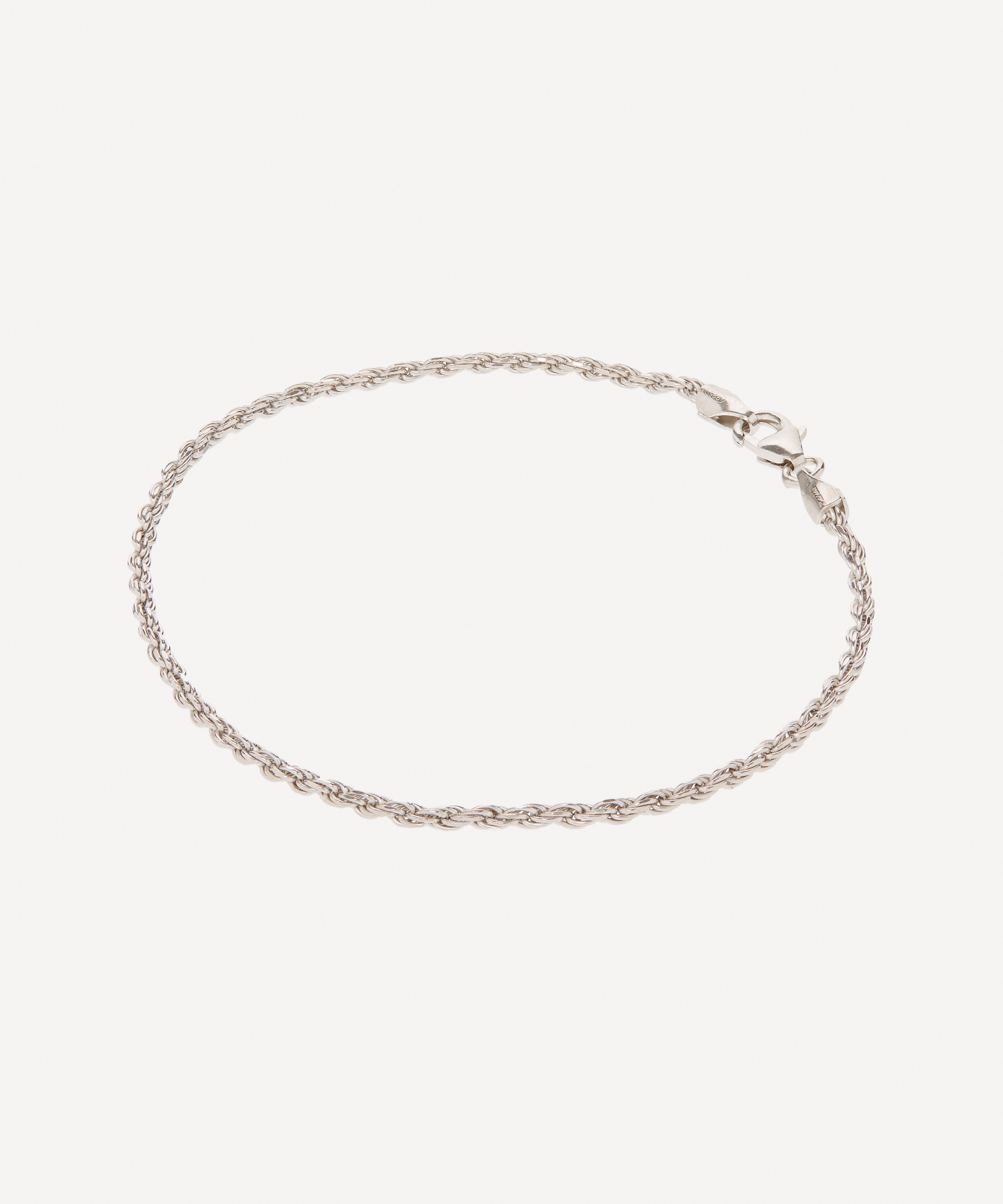 Miansai - Rhodium-Plated Silver Rope Chain Bracelet image number 2