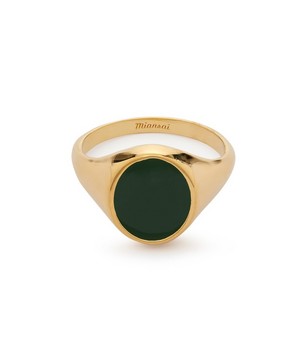 Miansai - 14ct Gold Plated Vermeil Silver Heritage Ring image number 0