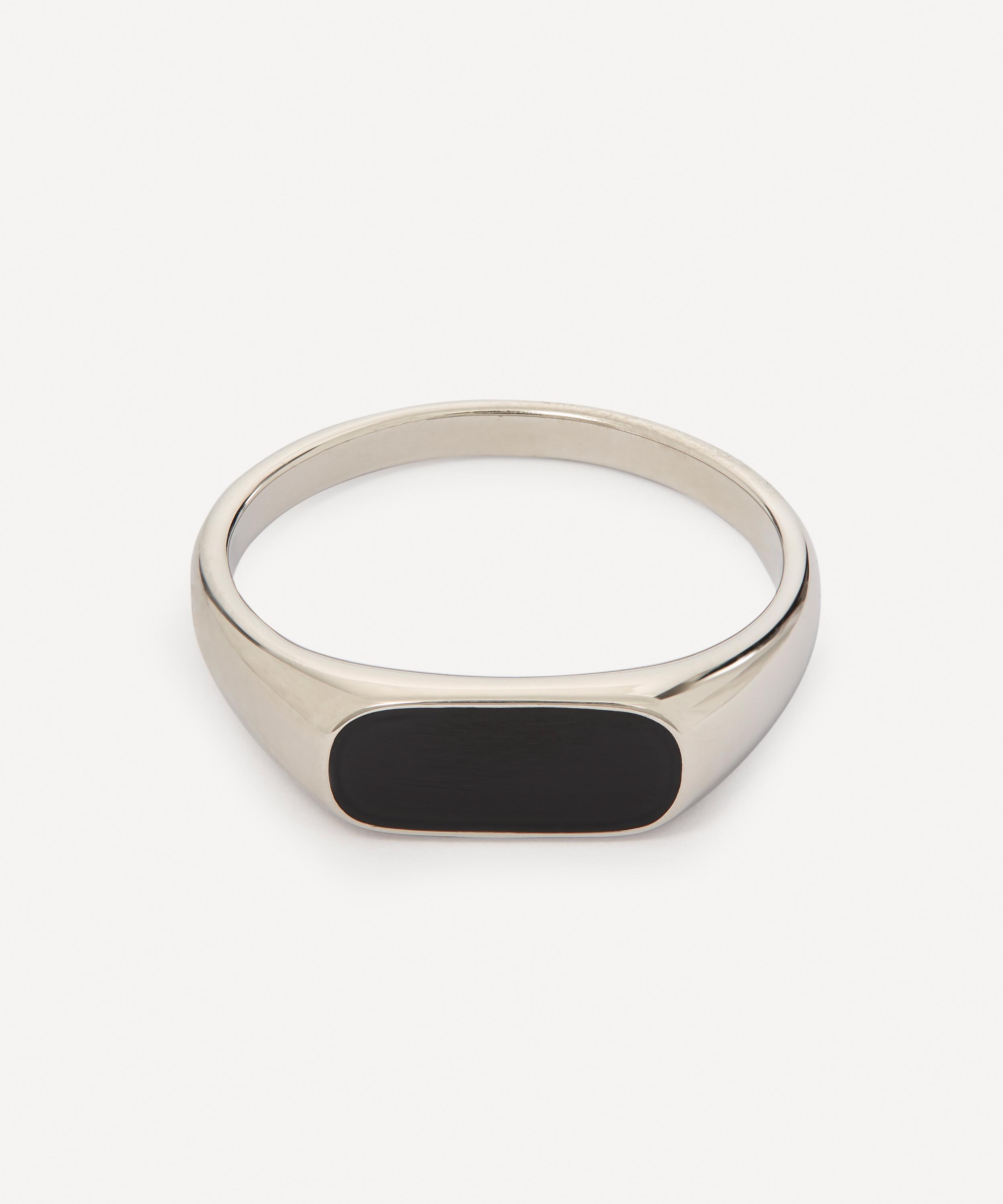 Miansai - Platinum Plated Silver Pax Ring image number 0
