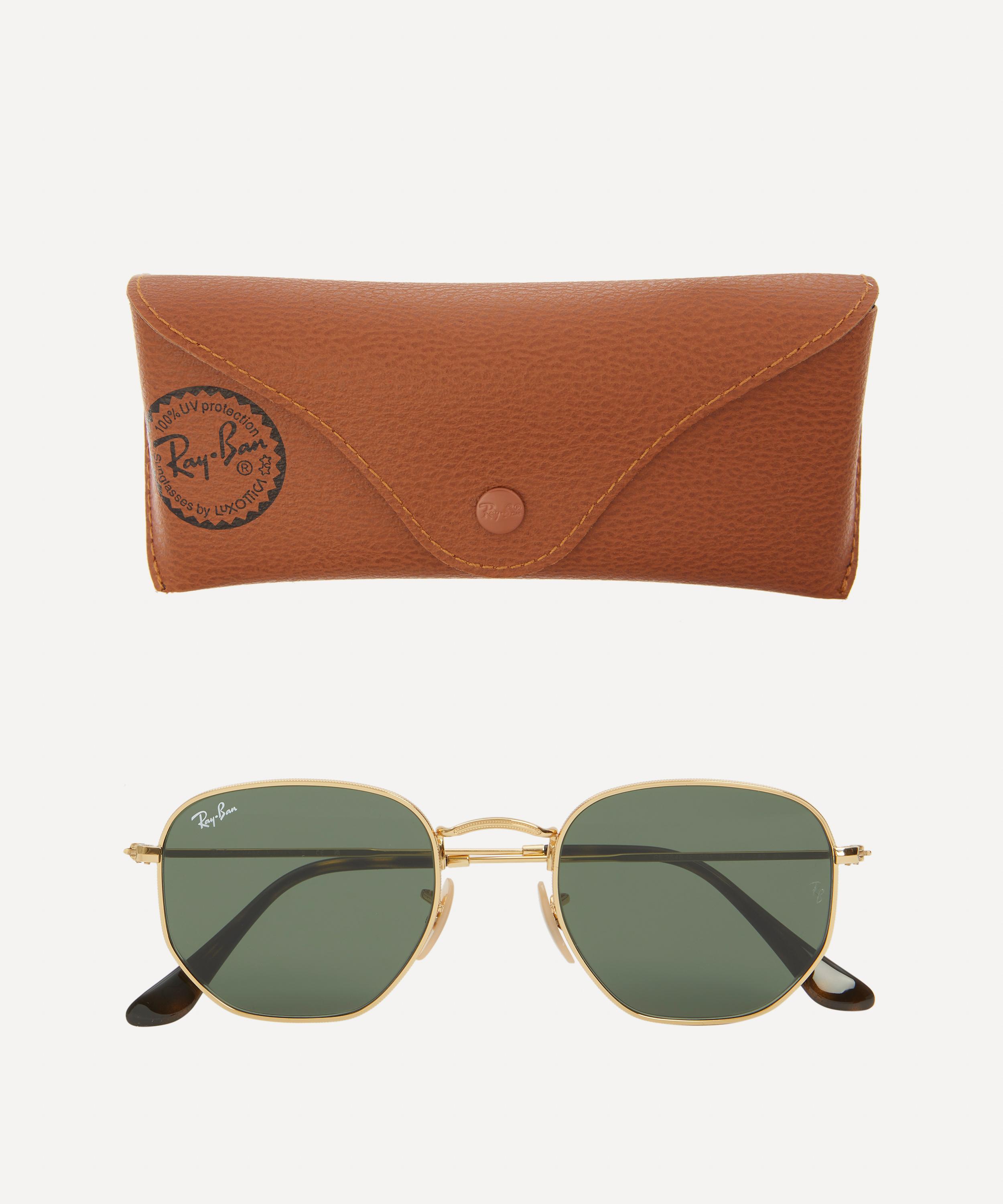 Ray Ban Hexagonal Flat Lens Sunglasses Liberty