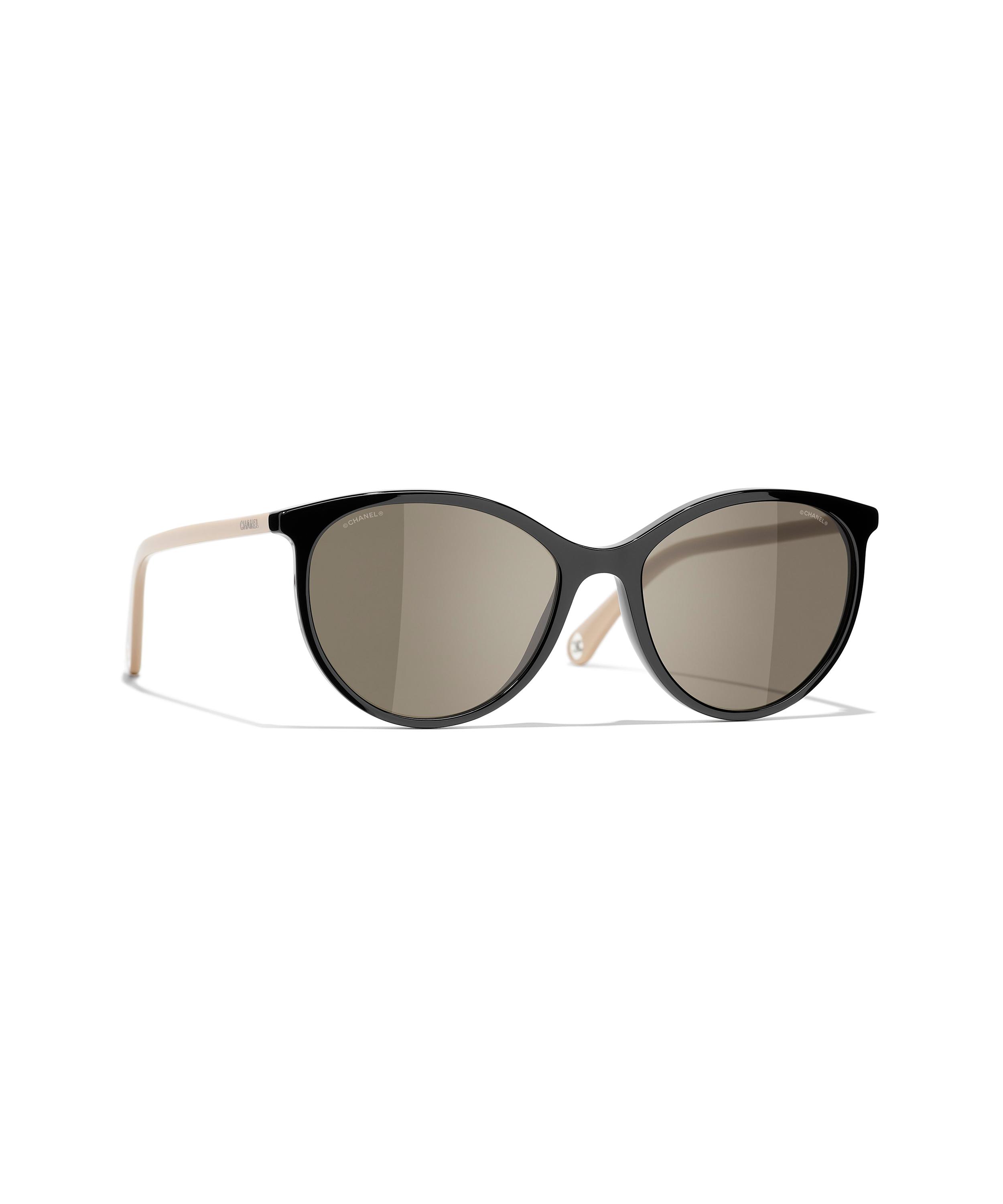 154 - Cat-Eye Round Sunglasses image number 0