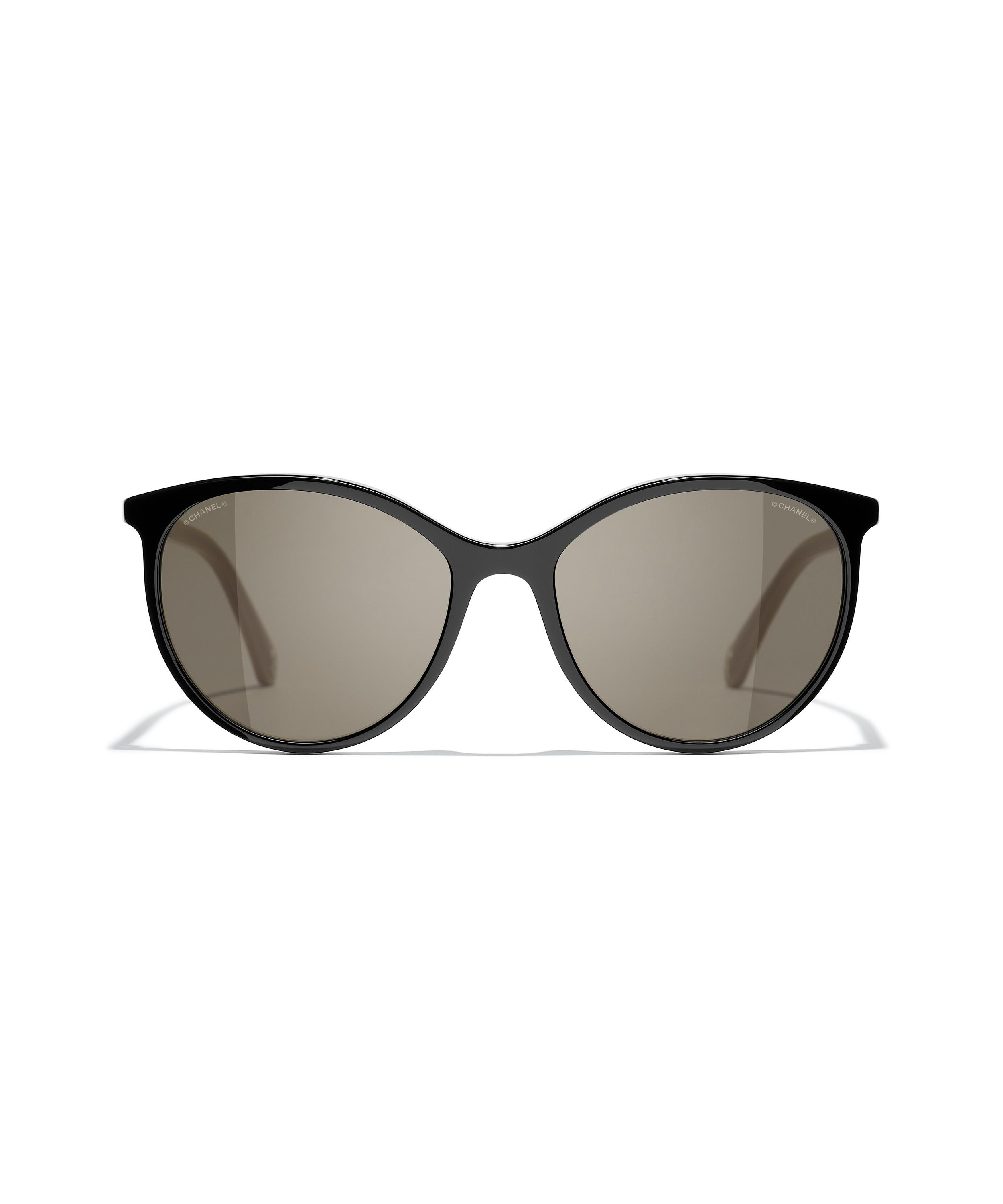 154 - Cat-Eye Round Sunglasses image number 1