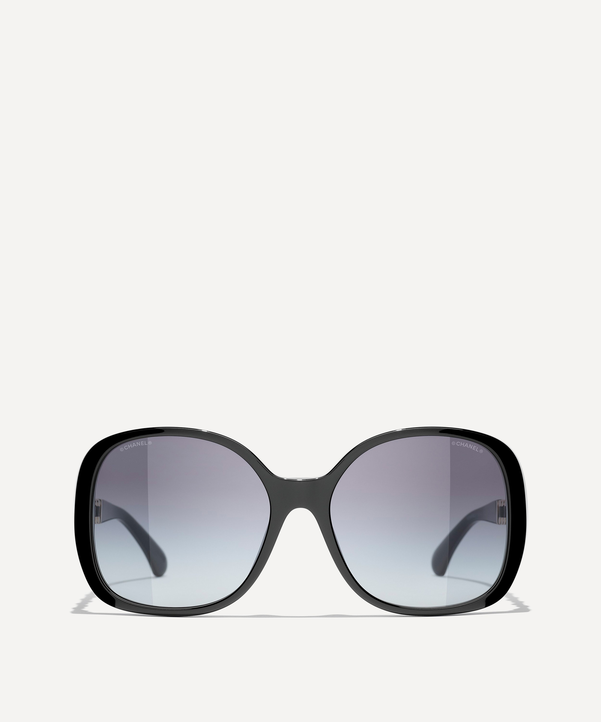 Chanel Black 5227 Oversized Square Sunglasses Chanel | The Luxury Closet