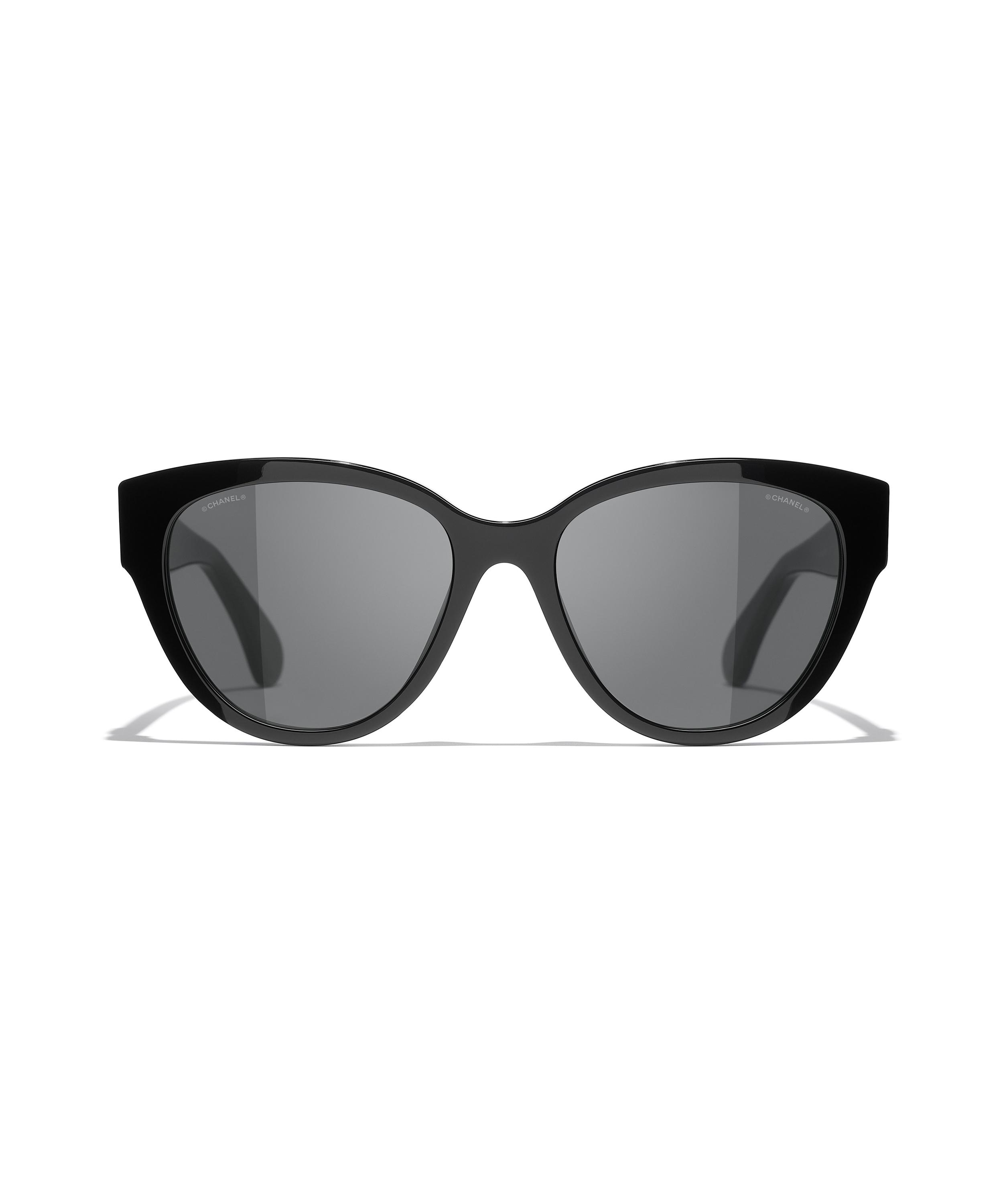 154 - Cat-Eye Round Sunglasses image number 1