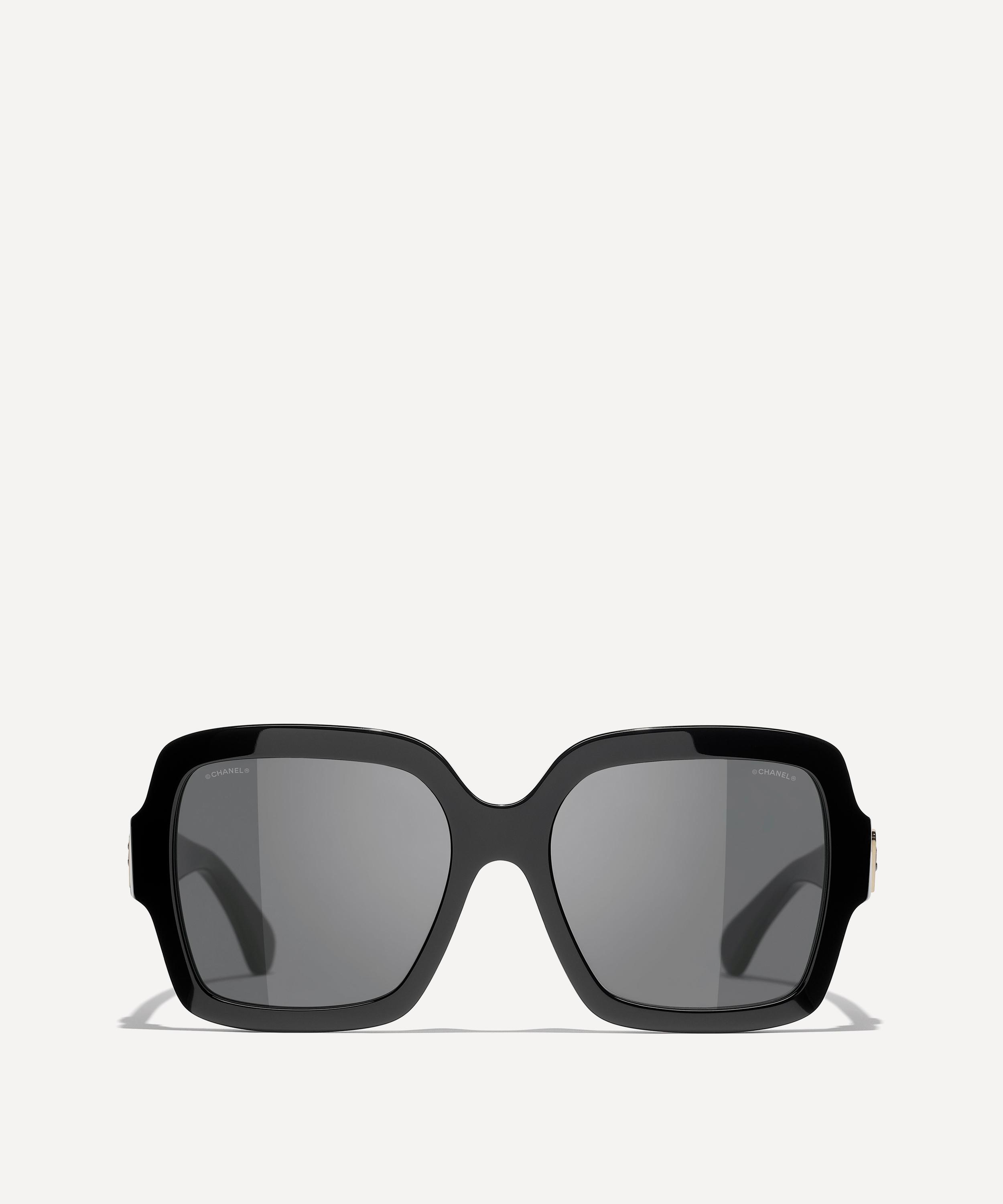 Chanel 5506 Sunglasses (Black/Grey - Square - Women)