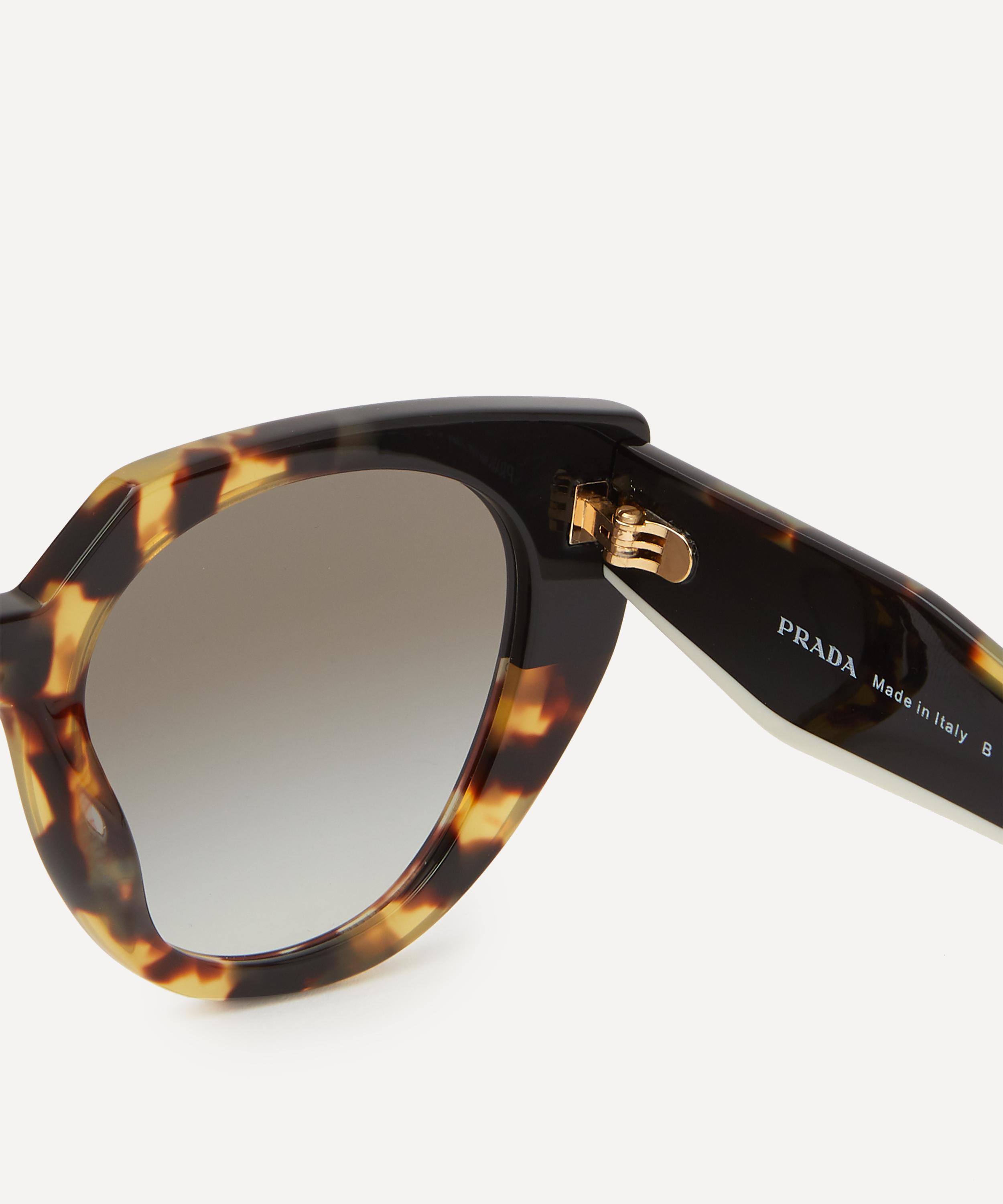 Prada - Oversized Acetate Cat-Eye Sunglasses image number 3
