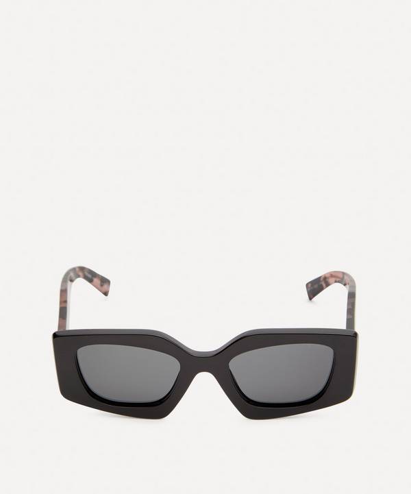 Prada - Oversized Angular Sunglasses