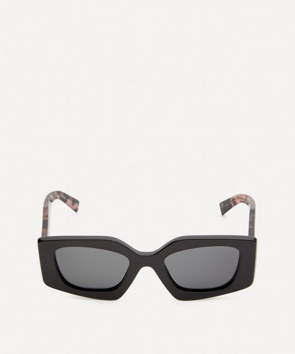 Prada - Oversized Angular Sunglasses image number null