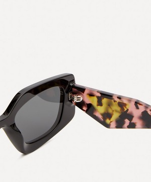 Prada - Oversized Angular Sunglasses image number 3
