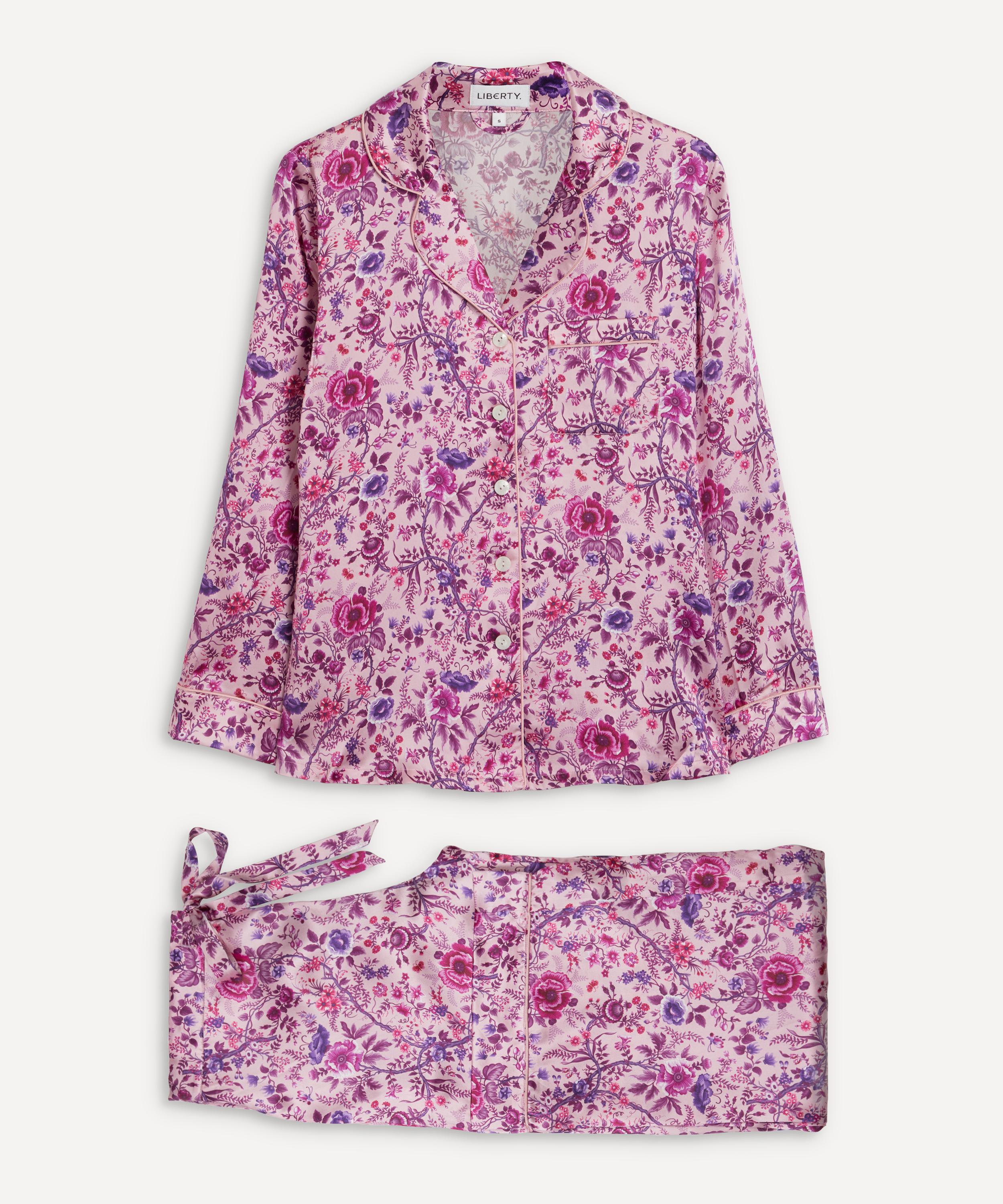 Liberty - Garden of Life Silk Satin Pyjama Set image number 0