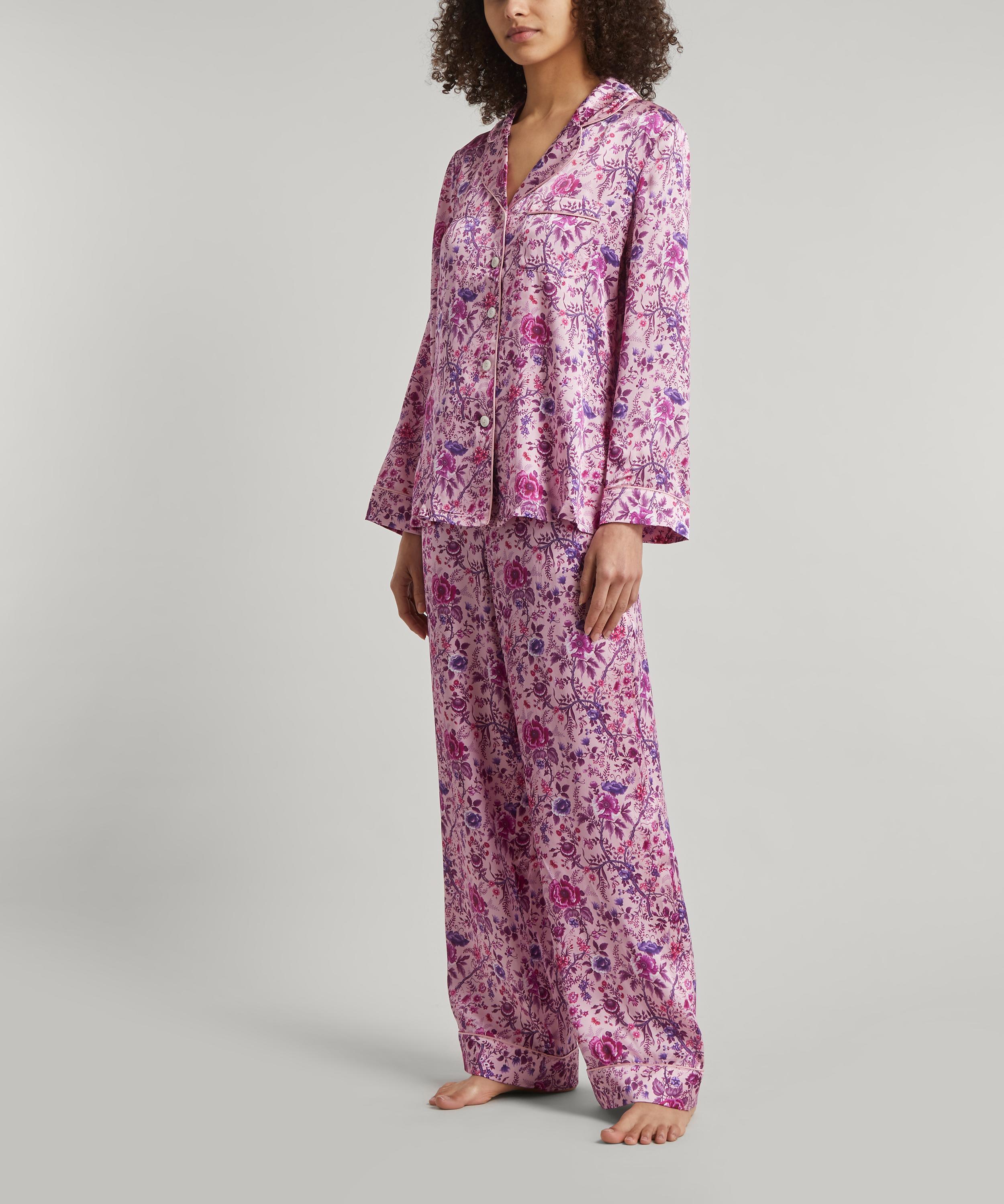 Liberty - Garden of Life Silk Satin Pyjama Set image number 1