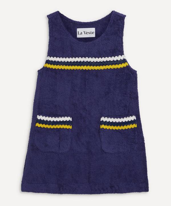 La Veste - Mini Blue Towel Dress