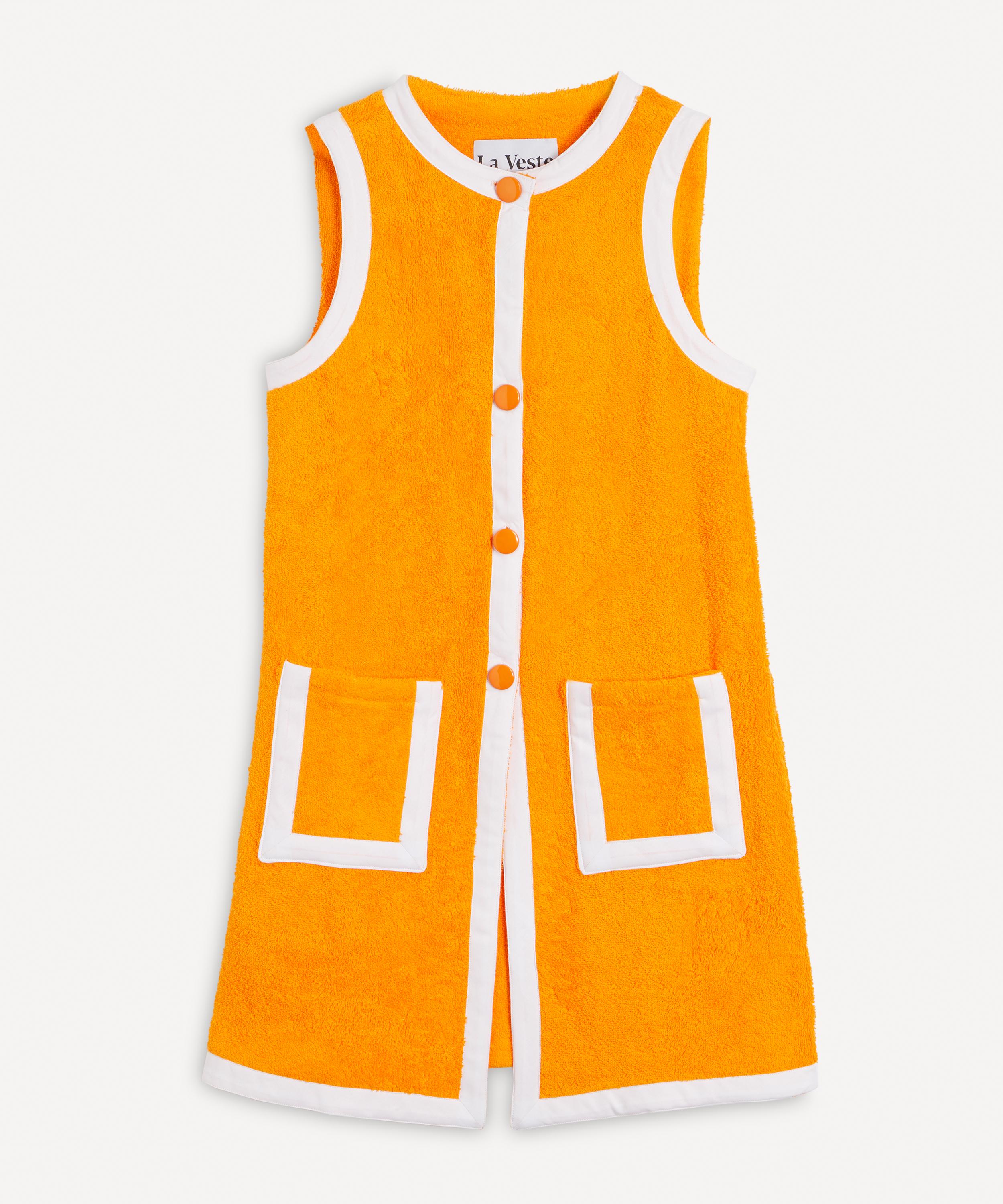 La Veste - Buttoned Mini Towel Dress image number 0